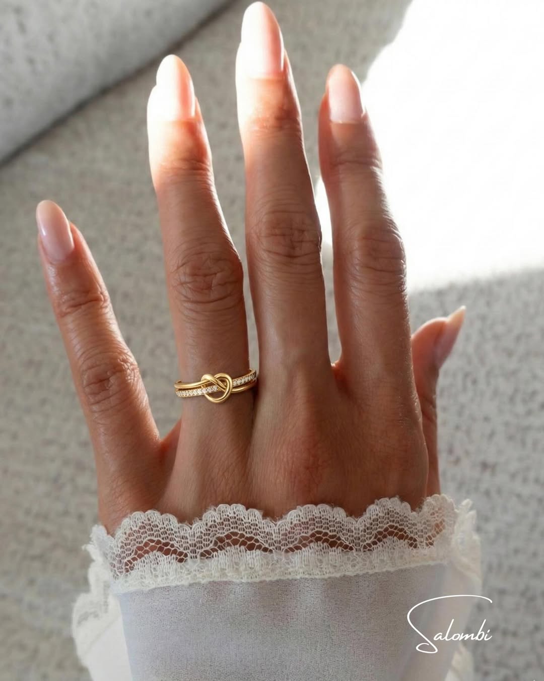 Anillo de perla de agua dulce